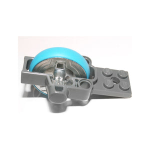 LEGO® Flywheel Plate 2 x 8 with Metal Flywheel and Dark Azure Tire (Chima Speedorz Rip Cord Base) 11125c01