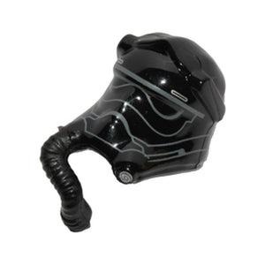 LEGO® Minifigure, Headgear Helmet with Respiratory Pipe and SW Ep. 8 TIE Fighter Pilot First Order with Three White Lines Pattern 21557pb03