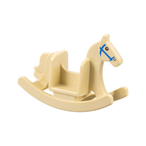LEGO® Minifigure, Utensil Rocking Horse with Black Eyes and Blue Bridle Pattern 2519pb01
