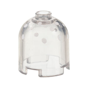 LEGO® Brick, Round 2 x 2 x 1 2/3 Dome Top with White Snow Spots Pattern 30151pb07