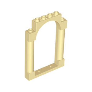 LEGO® Door, Frame 1 x 6 x 7 Arched with Notches and Rounded Pillars 40066