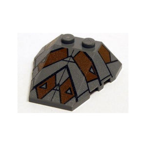 LEGO® Wedge 4 x 4 Triple with Stud Notches with Sith Nightspeeder Pattern 2 48933pb009