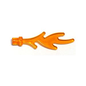 LEGO® Wave Rounded Straight with Bar End (Castle Dragon Flame / Seaweed / Water) 6126b