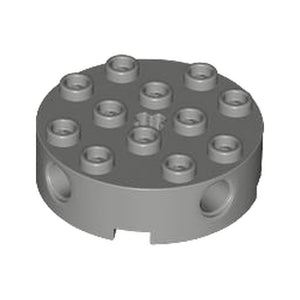 LEGO® Brick, Round 4 x 4 with 4 Side Pin Holes and Center Axle Hole 6222