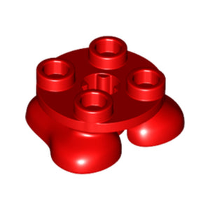 LEGO® Legs with Plate Round 2 x 2 and Axle Hole - 2 Feet 66858