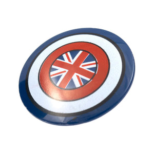 LEGO® Minifigure, Shield Circular / Round Convex Face with Red and White Rings and British Union Jack Flag Pattern 75902pb22