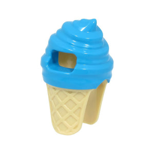 LEGO® Minifigure, Headgear Head Cover, Costume Ice Cream with Molded Tan Cone Pattern 80678pb01