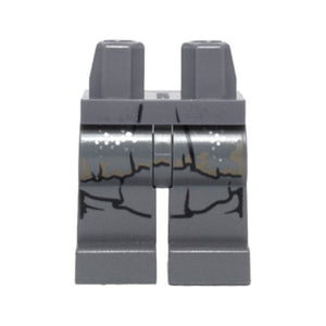 LEGO® Hips and Legs with SW Robe with Dark Tan Camouflage and Silver Dots Pattern 970c00pb0449