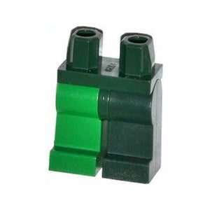LEGO® Hips and 1 Dark Green Left Leg, 1 Green Right Leg 970d18