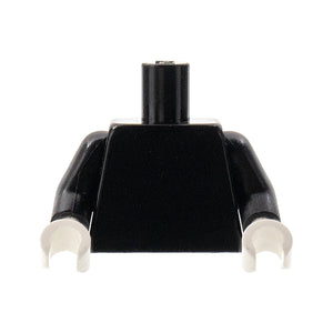 LEGO® Torso Plain / Black Arms / White Hands 973c042