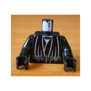 LEGO® Torso SW Layered Robes over White Shirt, Waist Sash Pattern / Black Arms / Black Hands 973px71c02
