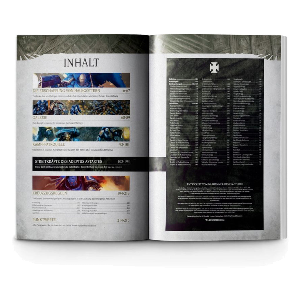 Warhammer 40,000: Codex: Space Marines (DE)