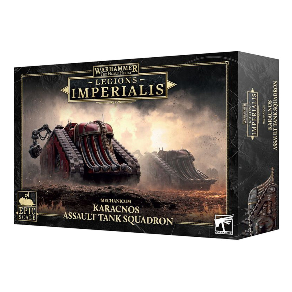 Horus Heresy: Legions Imperialis – Mechanicum Karacnos Assault Tank Squadron