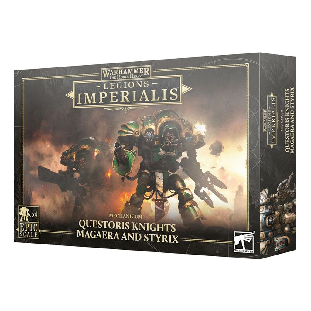 Horus Heresy: Legions Imperialis – Mechanicum Questoris Knights Magaera and Styrix