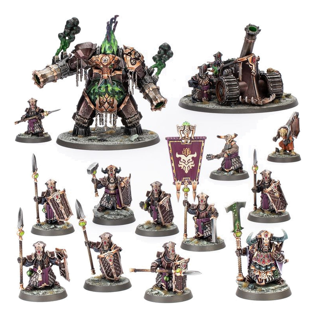 Age of Sigmar : Pointe de Lard des Forges-Enfers de Hashut – Armée des Forges-Enfers