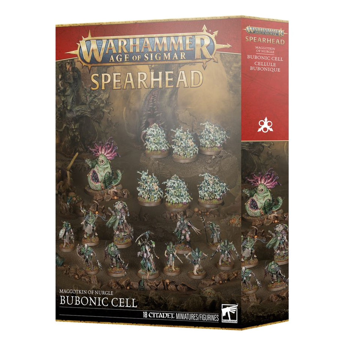 Age of Sigmar : Pointe de lance de la nuée putride de Nurgle – Cellule de peste