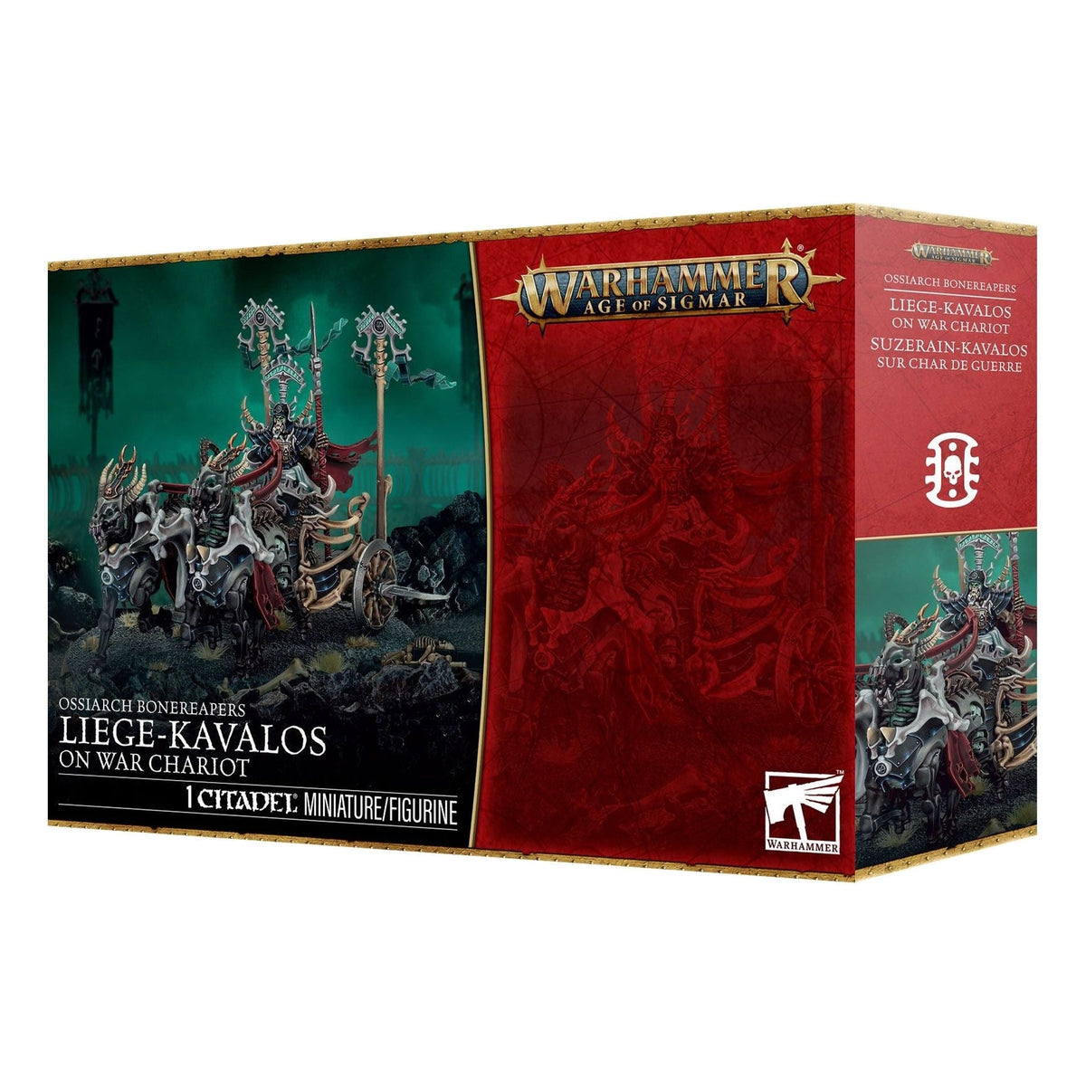 Age of Sigmar: Ossiarch Bonereapers – Liege-Kavalos on War Chariot