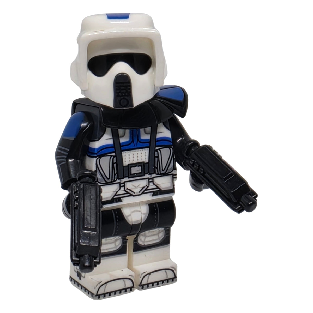 Capitaine clone scout trooper du 501ème régiment personnalisé