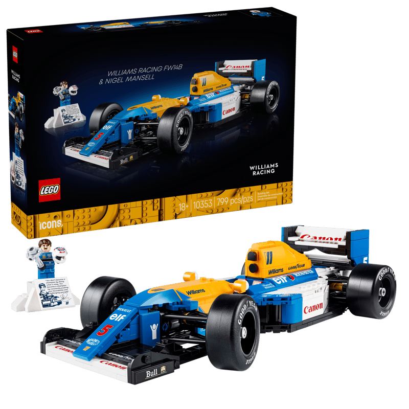 LEGO Icons 10353 - Williams Racing FW14B & Nigel Mansell