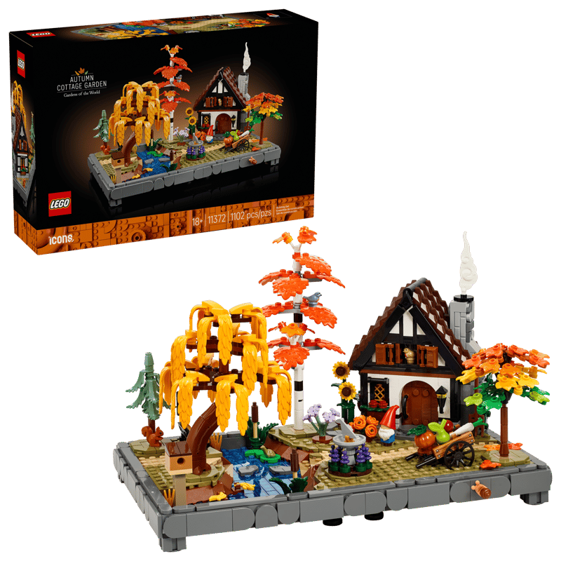 LEGO Icons Autumn Cottage Garden – Set 11372
