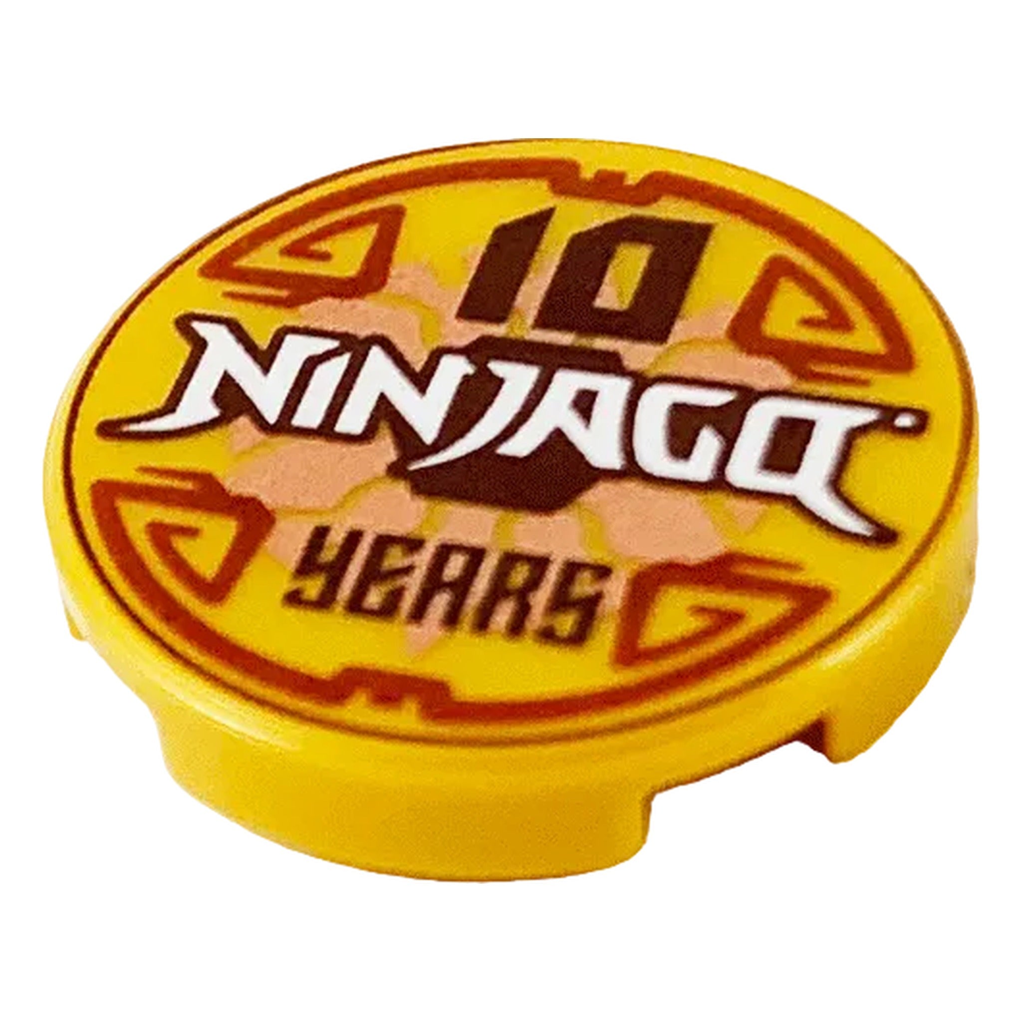 LEGO® Fliese rund 2x2 (10 Jahre Ninjago) 14769pb366
