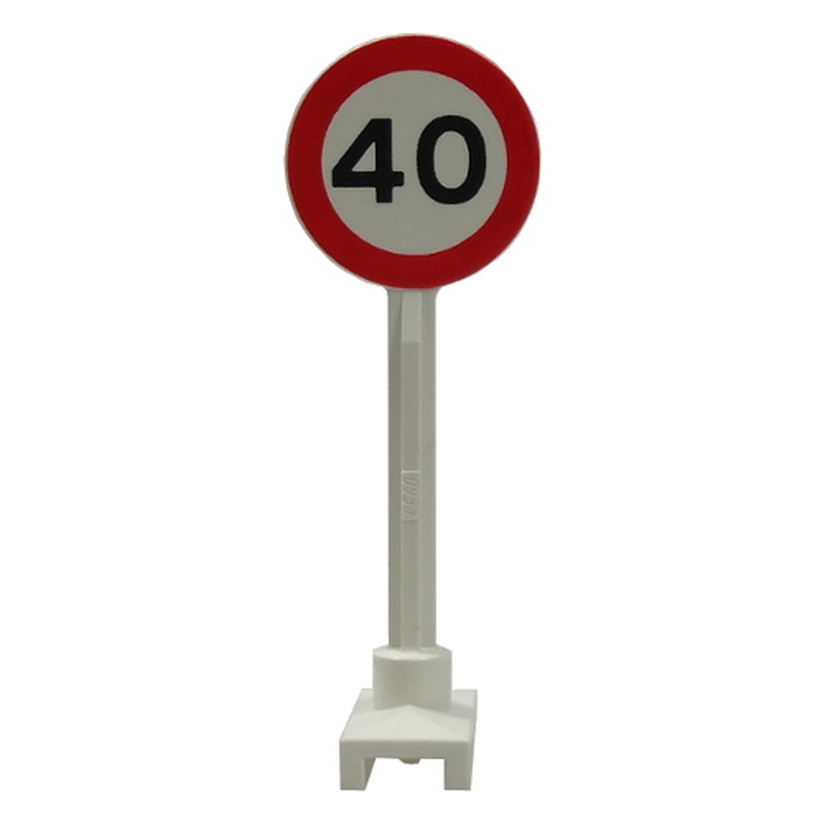 LEGO® Road Sign Round with 40 Pattern 14pb04