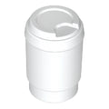 LEGO® Minifigure, Utensil Cup, Take Out Cup without Top Hole (weiss) 15496