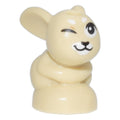 LEGO® Minifigur Hase, Baby sitzend (beige) 18852pb07 – Neu