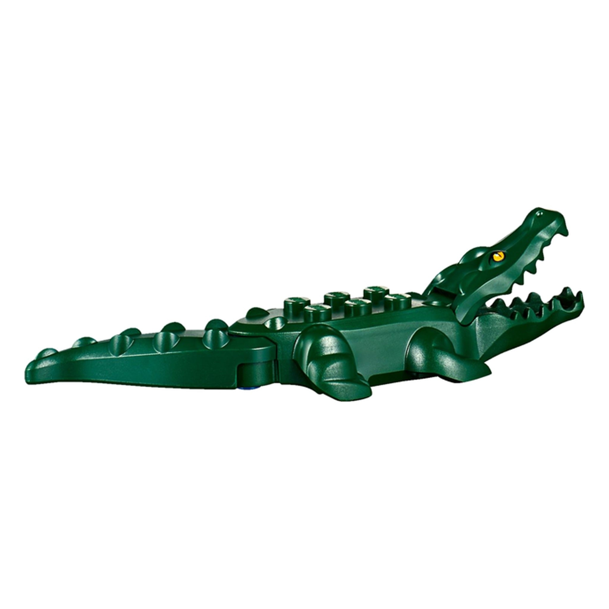 LEGO® Minifigur Krokodil (dunkelgrün) 18904c01pb01 – Gebr.