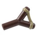 LEGO® Minifigure, Weapon Slingshot with Dark Tan Band Pattern (dunkelbraun) 19900pb03