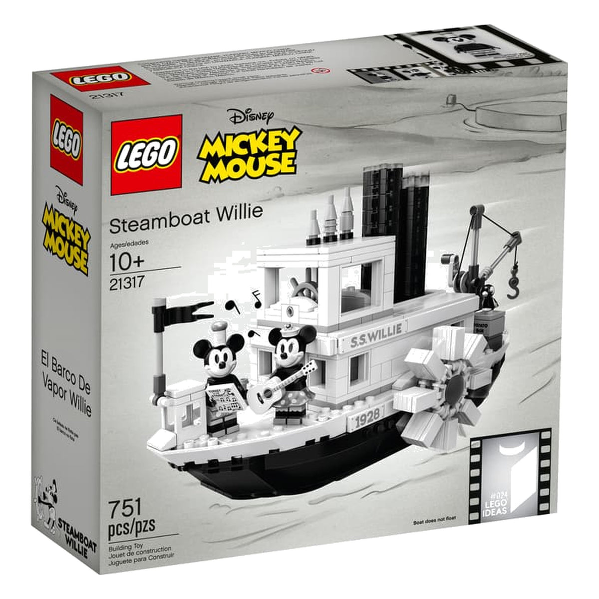 LEGO 21317 - Ideas Bateau à vapeur de Willie