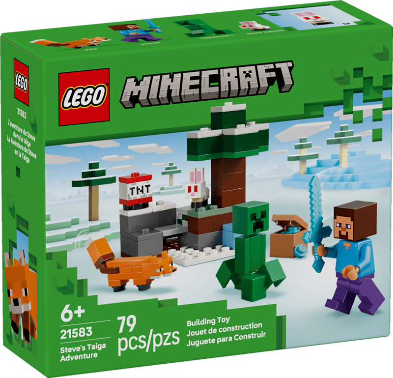 LEGO Minecraft 21583 - Steve's Taiga Adventure
