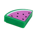 LEGO® Tile, Round 1 x 1 Quarter with Dark Pink Watermelon Pattern (grün) 25269pb005
