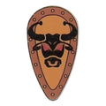 LEGO® Minifigur Schild oval (Hellgrau) 2586p4g