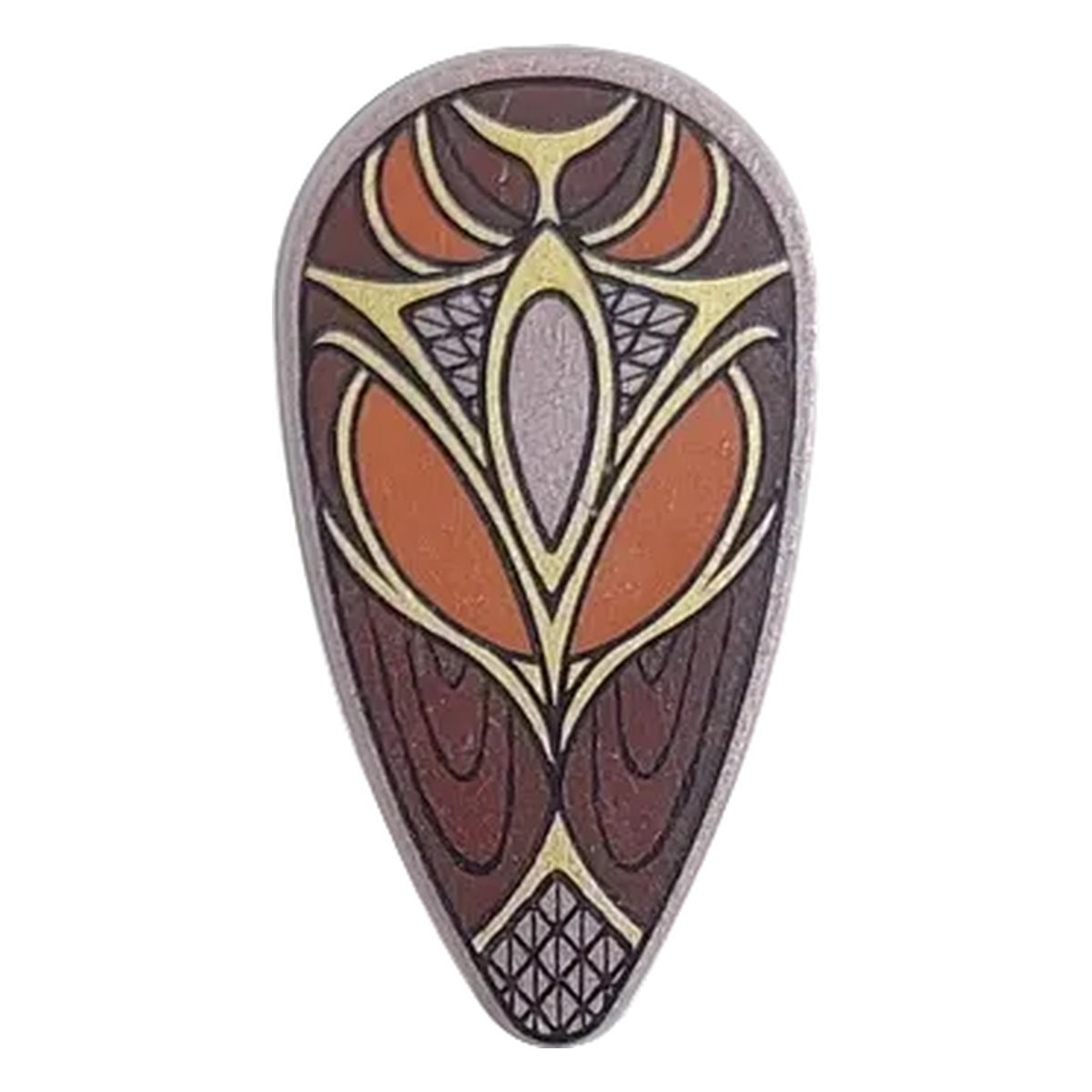 LEGO® Schild oval mit Wappenmuster 2586pb008
