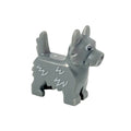 LEGO® Minifigur Dog, Terrier (dunkelgrau) 26078pb002 – Neu