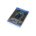 LEGO® Tile 2 x 3 with 'PLAY-BOX', 'SPACE GAME' and Collectible Minifigures Series 16 Cyborg Pattern (weiss) 26603pb046