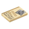 LEGO® Fliese 2 x 3 Akte Emil Blonsky 26603pb354