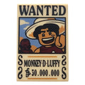 LEGO® Fliese 2 x 3 Wanted Poster Monkey D. Luffy 26603pb528