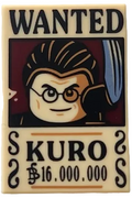 LEGO® 'WANTED' 'KURO' (Berry) '16.000.000' 26603pb533