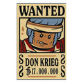 LEGO® 'WANTED' 'DON KRIEG' (Berry) '17,000,000' 26603pb535