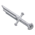 LEGO® Minifigure Weapon – Greatsword "Narsil", broken blade (Flat Silver)
