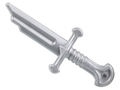 LEGO® Minifiguren-Waffe – Grossschwert «Narsil», gebrochene Klinge (Flat Silver)