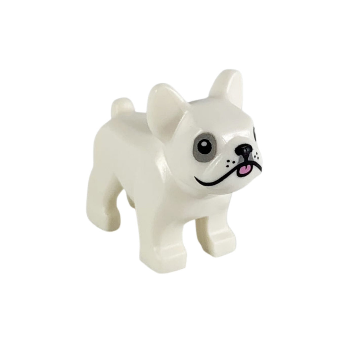LEGO® Minifigur Dog, French Bulldog (weiss) 29602pb02 – Neu