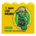 LEGO® Brick 2 x 4 x 3 with 15 JAHRE LEGO NINJAGO 2026 LEGOLAND Deutschland Resort Pattern 30144pb502