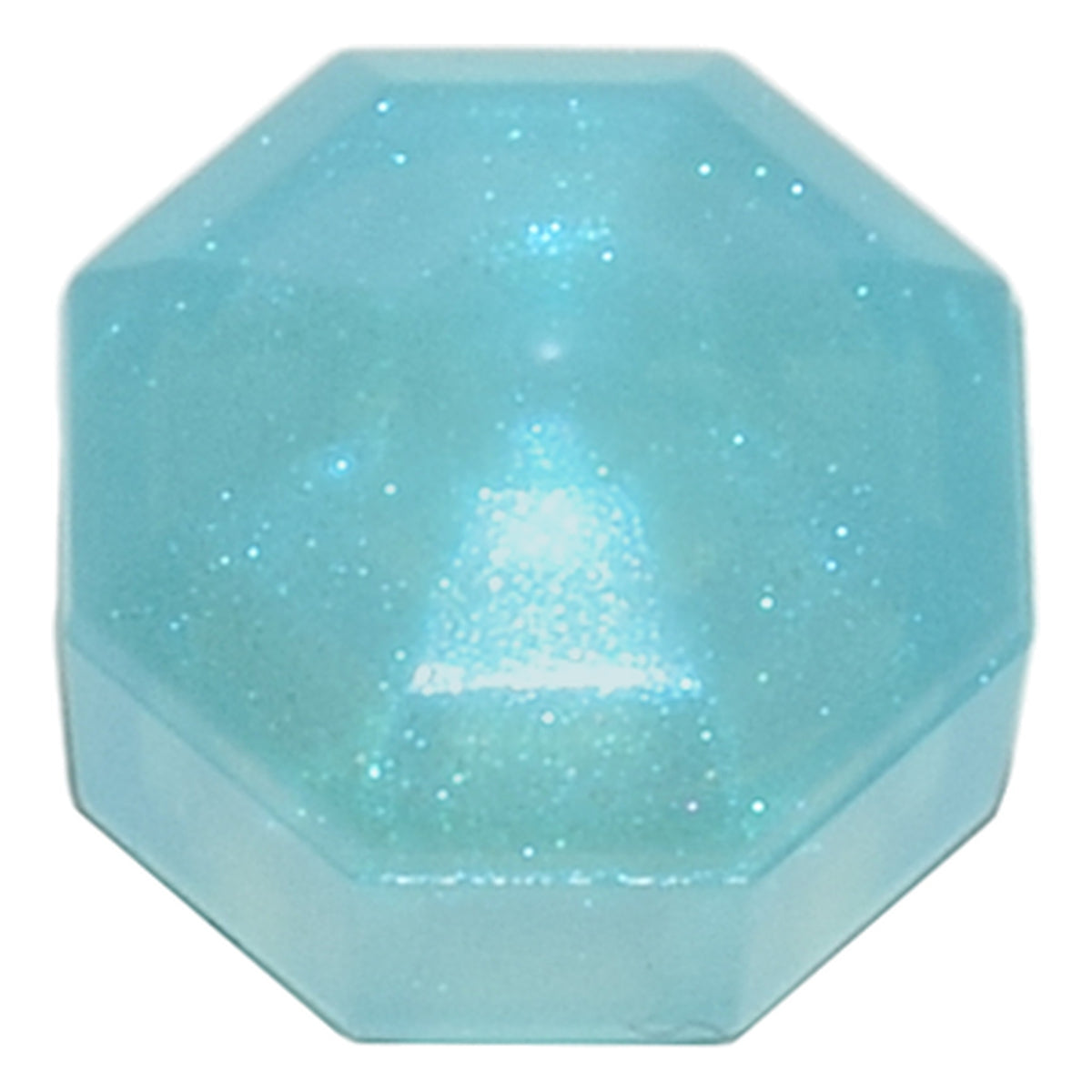 LEGO® Muschel mit Perle (weiss / satin transparent-hellblau)