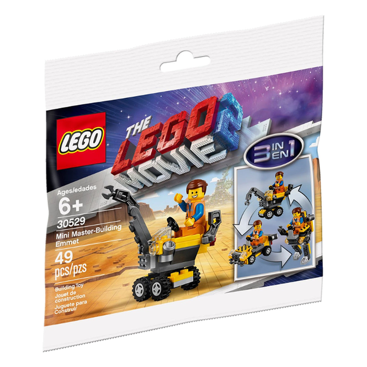 LEGO® The LEGO Movie 2 30529 - Mini Master-Building Emmet (Polybag)