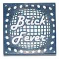 LEGO® Fliese 2 x 2 'Brick Fever' (dunkelblau) 3068pb0341