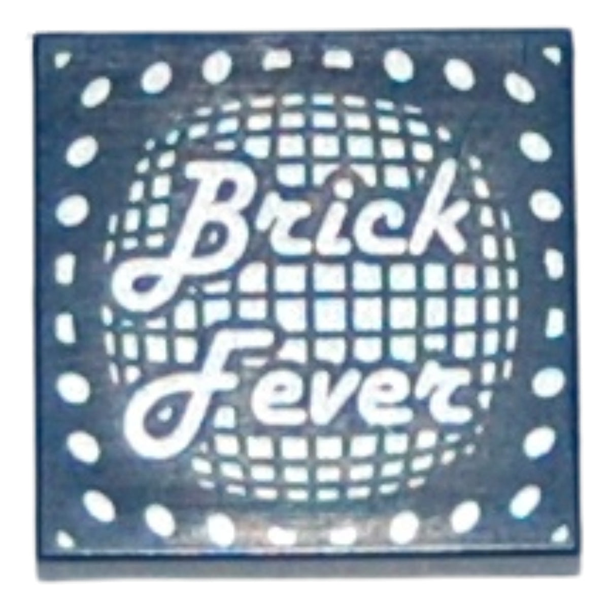 LEGO® Fliese 2 x 2 'Brick Fever' (dunkelblau) 3068pb0341