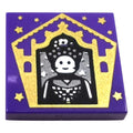 LEGO® Fliese 2 x 2 Schokofroschkarte Seraphina Picquery 3068pb1750